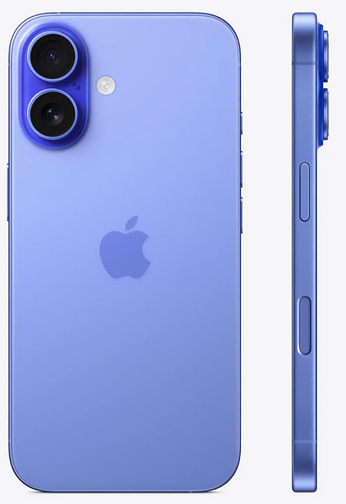 Apple iPhone 16 128Gb Ultramarine (1sim + eSim) (Без RuStore)