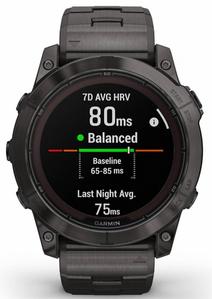 Garmin Fenix 7X Pro Sapphire Solar Edition Угольно-серые с титановым браслетом