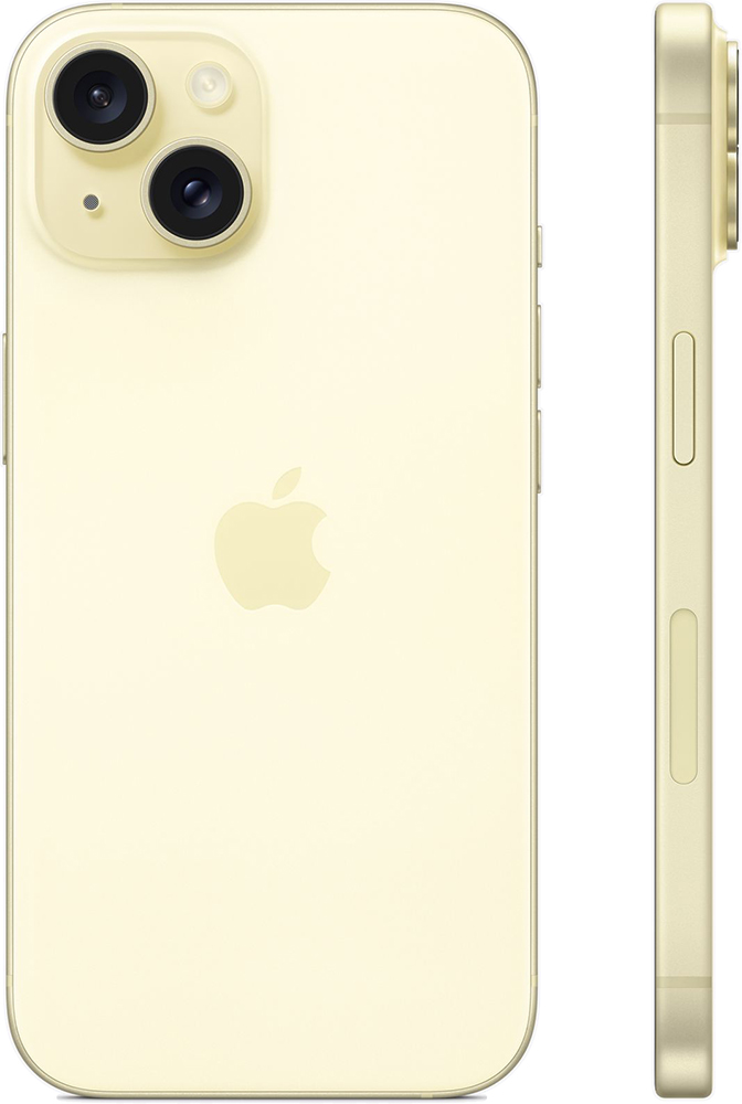 Apple iPhone 15 128Gb Yellow (1sim + eSim) (Без RuStore)