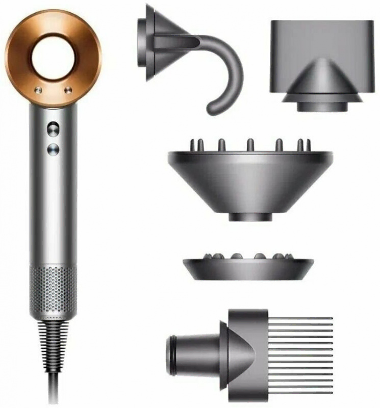 Фен Dyson HD08 Supersonic Hair Dryer Nickel/Cooper