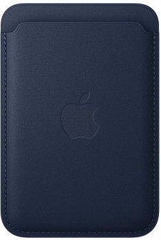 Чехол Apple для iPhone FineWoven Wallet MagSafe, глубокий синий